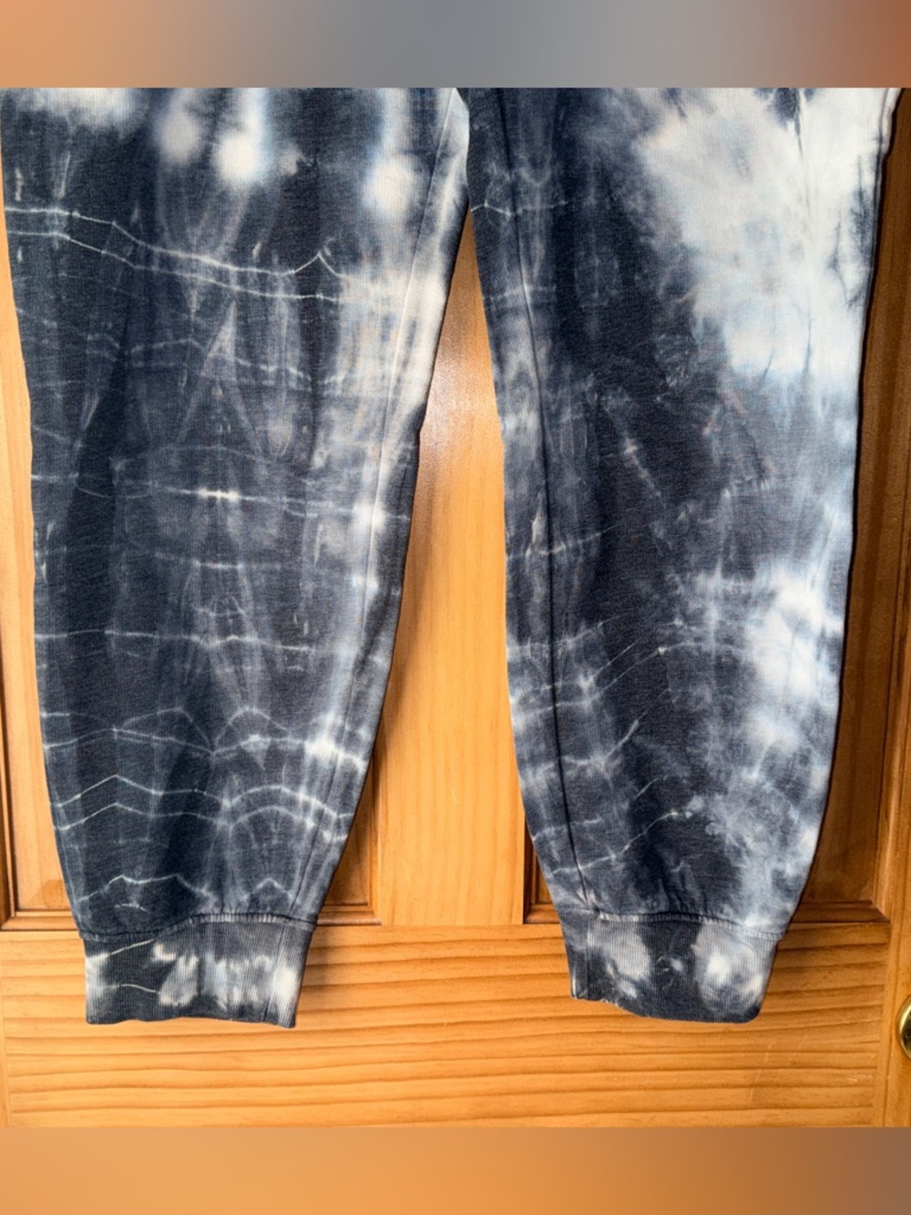 True Craft Men’s Bluish-Gray & White Tie-Dye Jogger Sweat Pants-L-EC - Picture 6 of 11